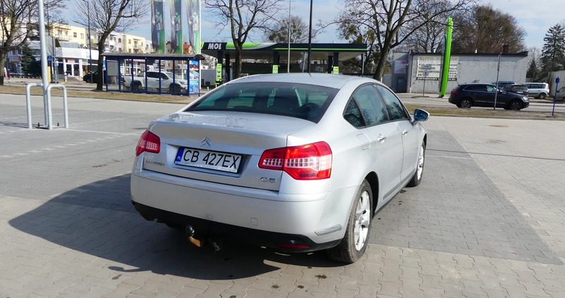 Citroen C5 cena 17900 przebieg: 270400, rok produkcji 2008 z Bydgoszcz małe 137